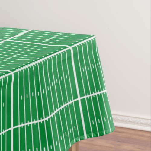 Cool American football green pitch Tablecloth