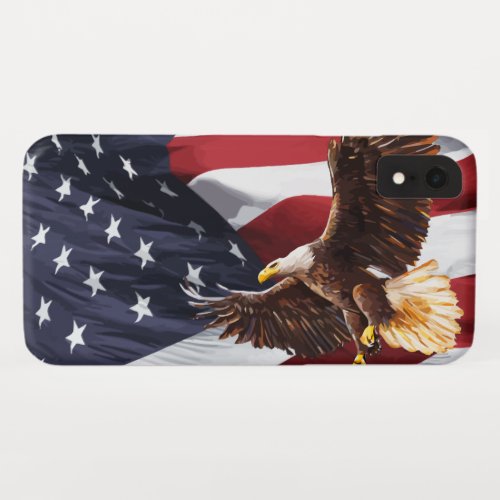 Cool American Military Eagle iPhone XR Case