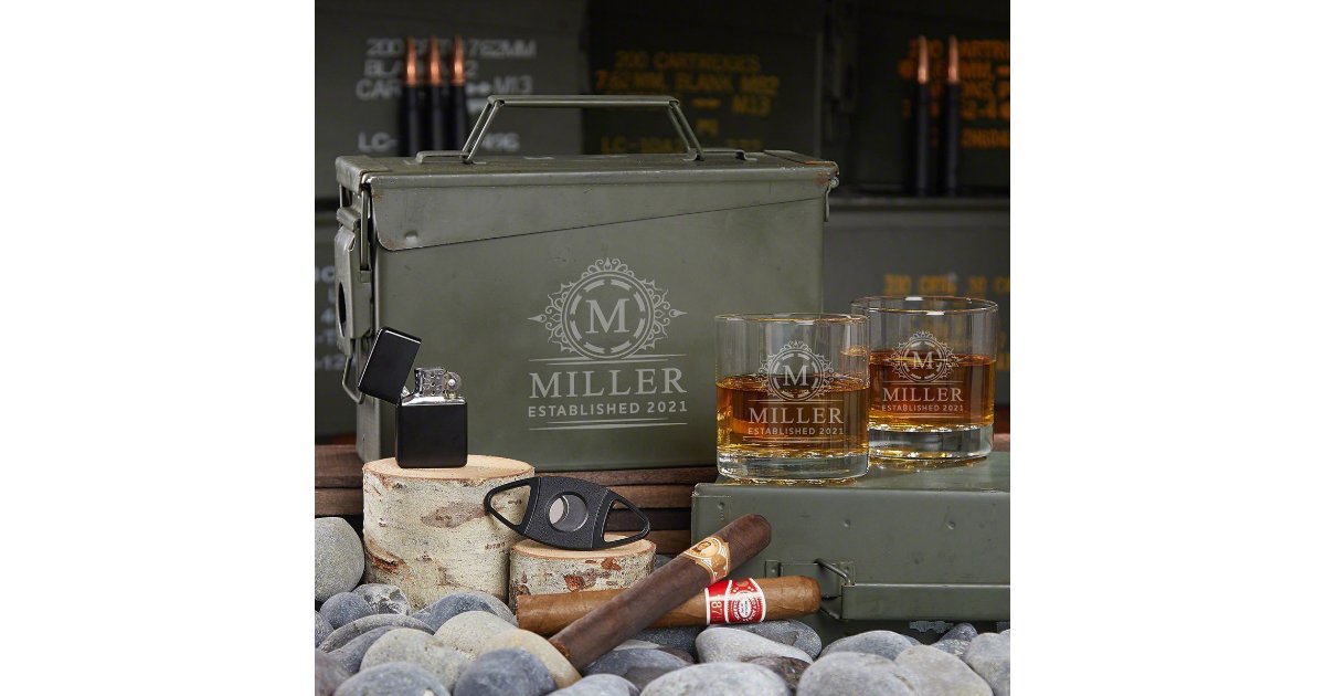 Personalized All The Vices Men’s Gift Set by HomeWetBar