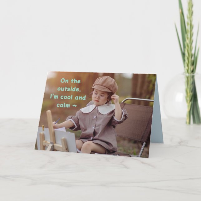 COOL AND CALM? FRIENDSHIP CARD (Front)