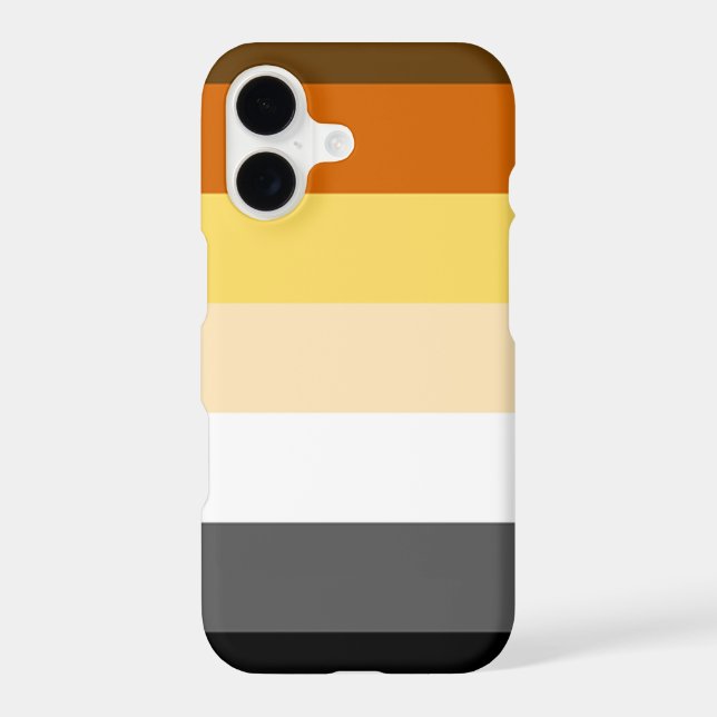 Cool and Classic Bear Pride Flag Iphone Case (Back)
