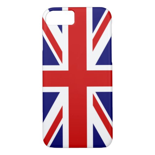 Cool and Classic Flag of the United Kingdom iPhone 87 Case