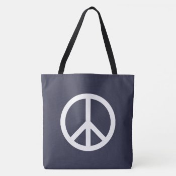 Cool And Classic Peace Tote Bag by FUNNSTUFF4U at Zazzle