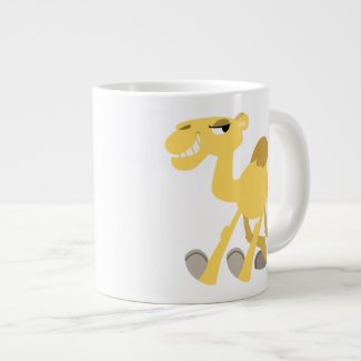 Cool and Cute Cartoon Camel Jumbo Mug