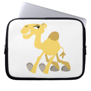 Cool and Cute Cartoon Camel Laptop Sleeve