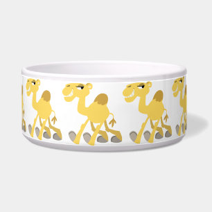 Cool and Cute Cartoon Camel Pet Bowl