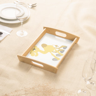 Cool and Cute Cartoon Camel Serving Tray
