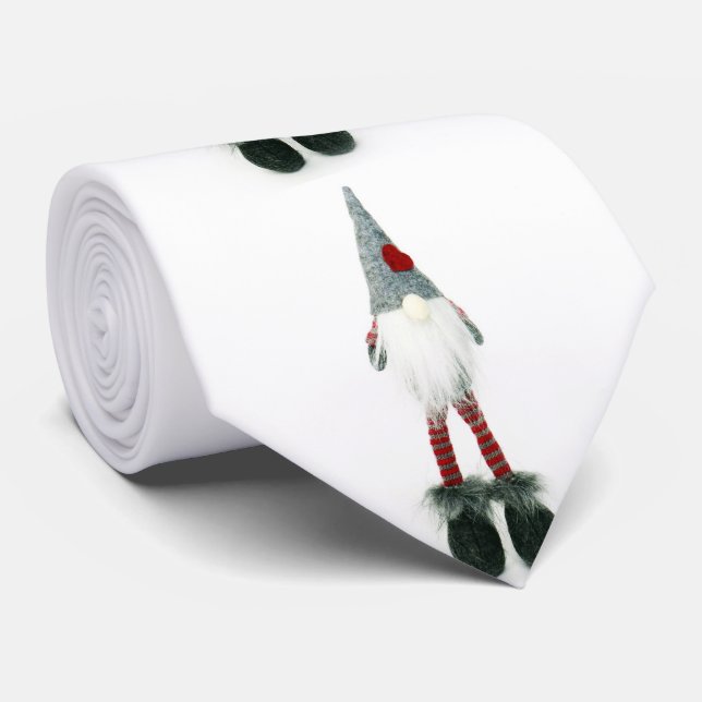 ***COOL AND CUTE GNOME*** TIE (Rolled)