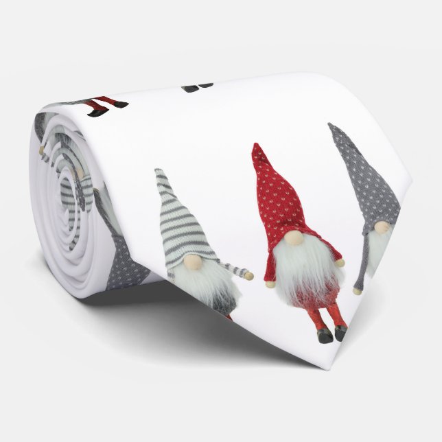 ***COOL AND CUTE GNOME*** TIE (Rolled)