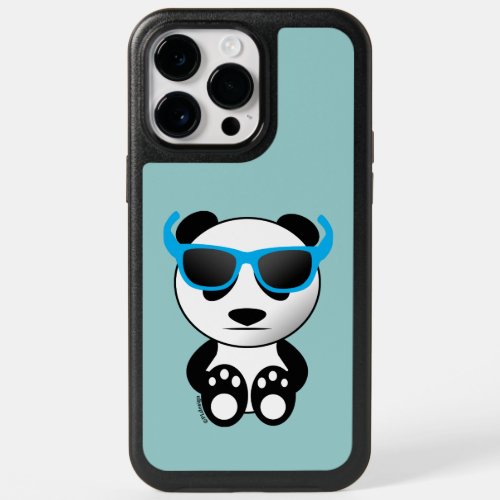 Cool and cute panda bear with sunglasses OtterBox iPhone 14 pro max case