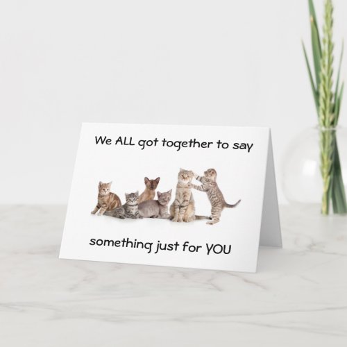 COOL AND FUN GROUP CARD FOR OFFICE AND FRIENDS C CARD
