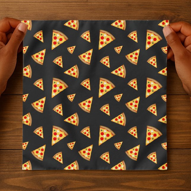 Cool and fun pizza slices pattern bandana (Creator Uploaded)