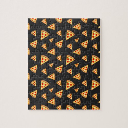 Cool and fun pizza slices pattern jigsaw puzzle