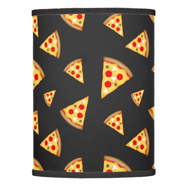 Cool and fun pizza slices pattern lamp shade (Front)