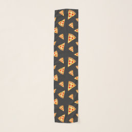 Cool and fun pizza slices pattern scarf