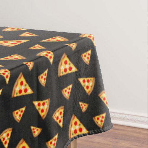 Cool and fun pizza slices pattern tablecloth