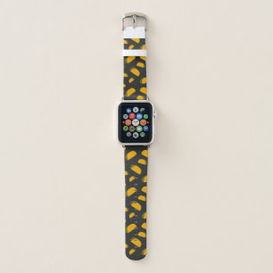 Cool and fun yummy taco pattern apple watch band