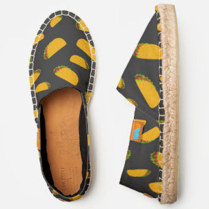 Cool and fun yummy taco pattern espadrilles