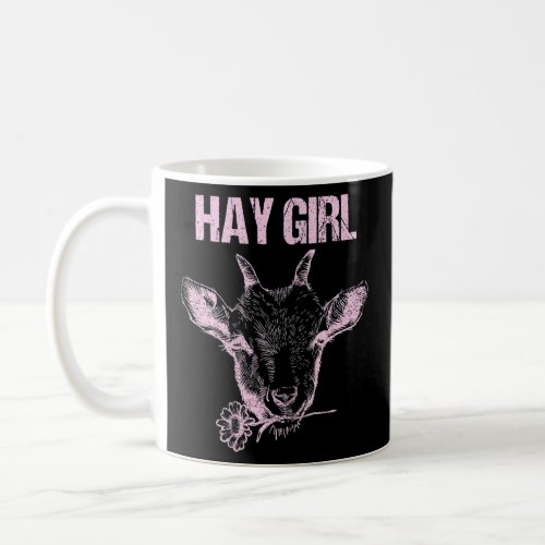 Cool and Funny Hay Girl _ Hayharvest Hay Bales Goa Coffee Mug