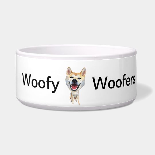 Cool and Funny Shiba Inu Dog Bowl