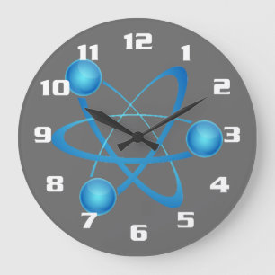Cool and Nerdy Large Clock