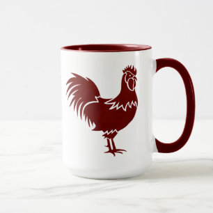 Cool and Rustic Country Rooster Mug