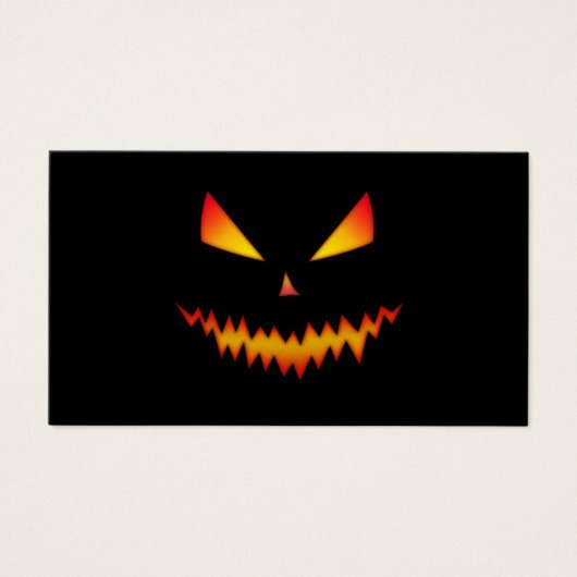 Cool and scary Jack O'Lantern face Halloween (Front)