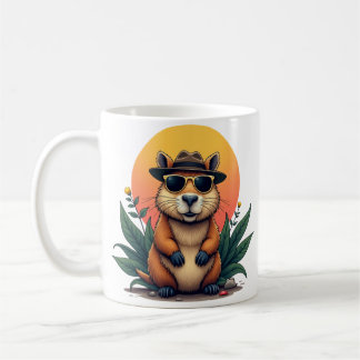 Cool and Stylish Capybara  Coffee Mug