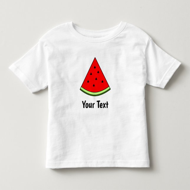 Cool and Tasty Watermelon Boy and Girl kid Gift Toddler T-shirt (Front)
