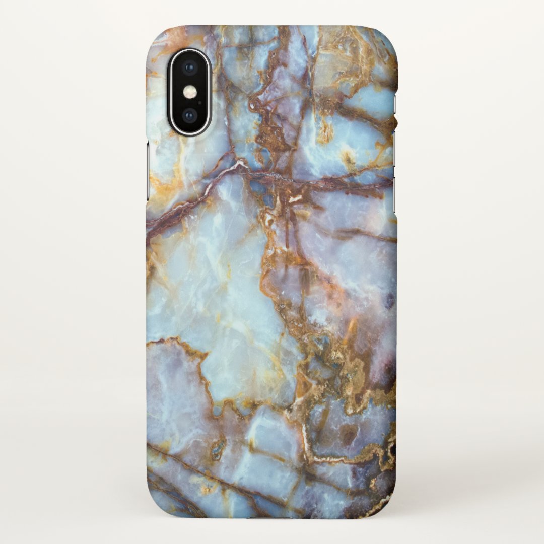 Cool and Trendy Marble Stone Texture Pattern iPhone Case | Zazzle