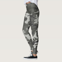 Cool and Trendy Urban Camouflage Pattern Leggings