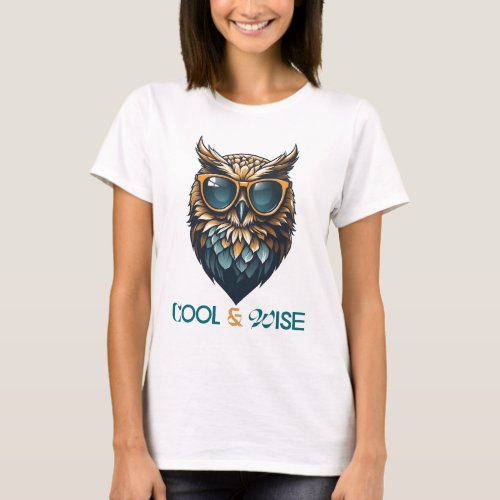 Cool And Wise Owl Cool Cute Owl Womenss T_Shirt