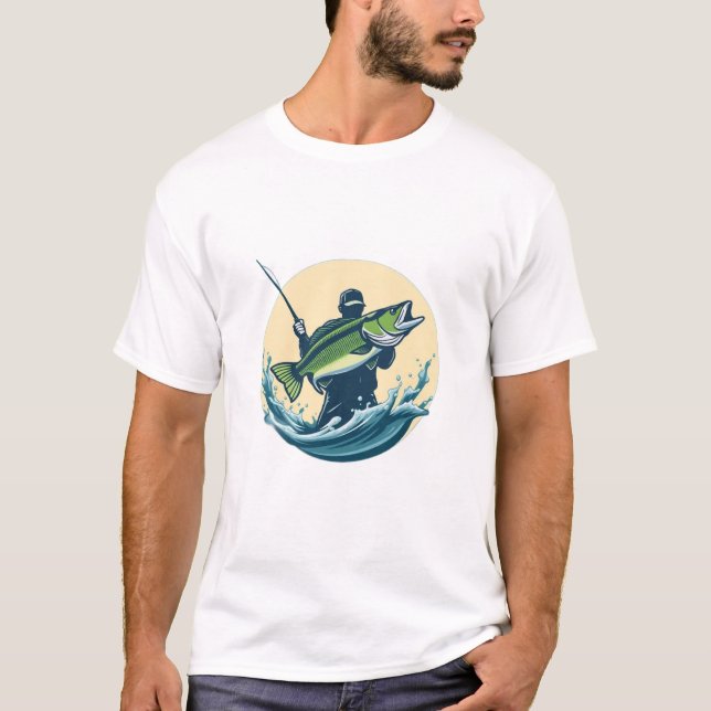 Cool Angler Fish Whisperer T-Shirt (Front)