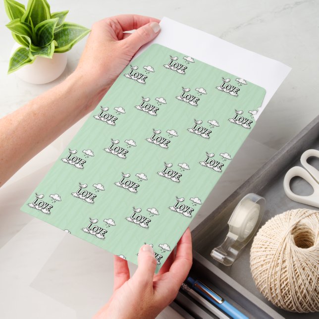 Cool Animal Pattern - Cute Birds 1 Envelope Mailers (Desk)