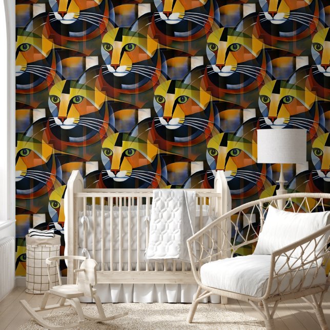 Cool Animal Pattern - Cute Cats 2 Wallpaper (Kids)