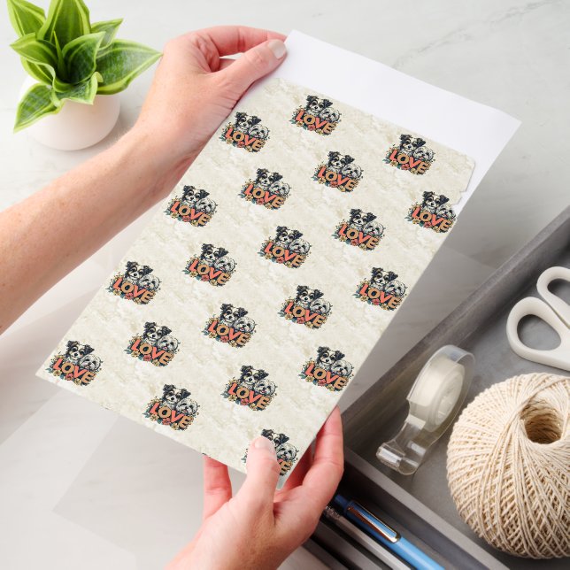 Cool Animal Pattern - Cute Dogs 8 Envelope Mailers (Desk)