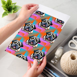 Cool Animal Pattern - Cute Dogs 9 Envelope Mailers