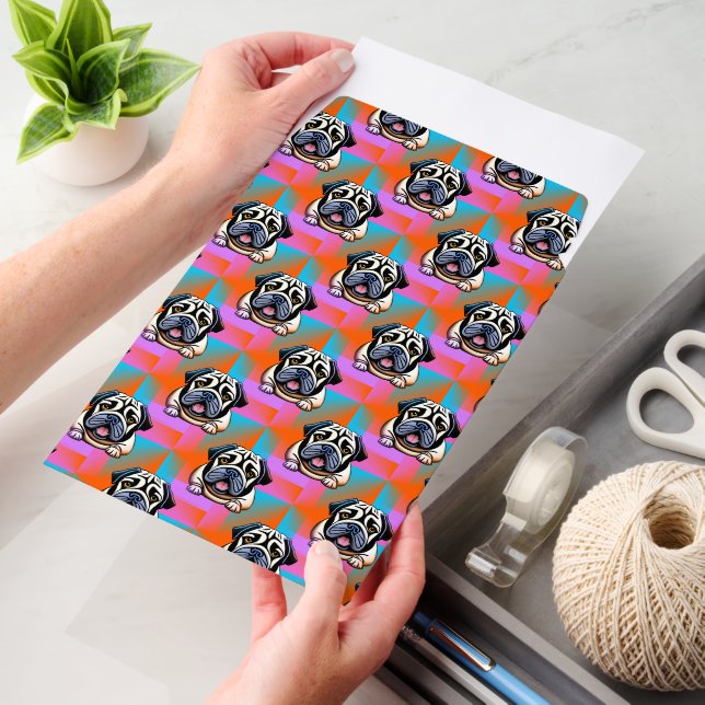 Cool Animal Pattern - Cute Dogs 9a Envelope Mailers (Desk)