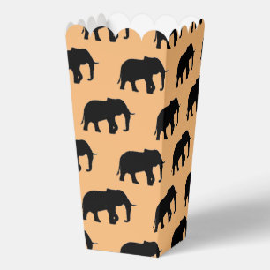 Cool Animal Pattern - Elephant 5 Favor Boxes