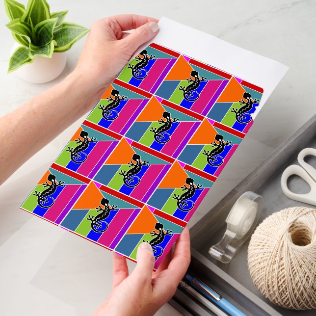 Cool Animal Pattern - Gecko 2 Envelope Mailers (Desk)