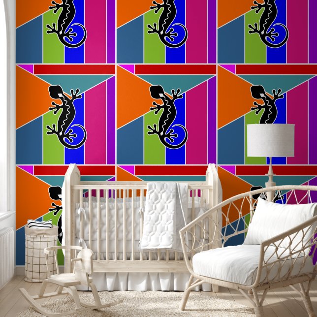 Cool Animal Pattern - Gecko 2 Wallpaper (Kids)