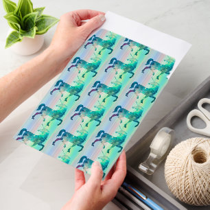 Cool Animal Pattern - Stands Alone Unicorn 8 Envelope Mailers
