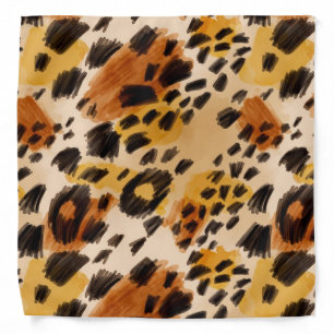 Cool Animal Print Abstract Bandana