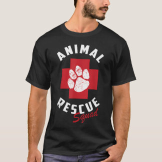 Cool Animal Rescue Squad Funny Veterinary Team T-Shirt