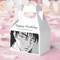 Cool anime boy face design favor boxes