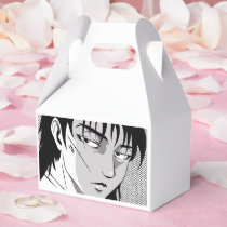 Cool anime boy face design favor boxes