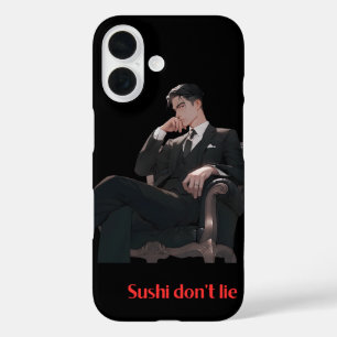 Cool Anime Man in Suit Phone Case