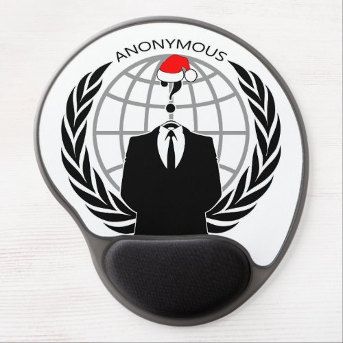 Cool Anonymous Holidays Logotype Gel Mouse Pad