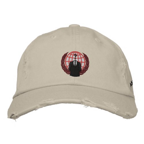 Cool Anonymous Logo Embroidered Cap