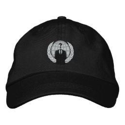 Cool Anonymous Logo Embroidered Cap